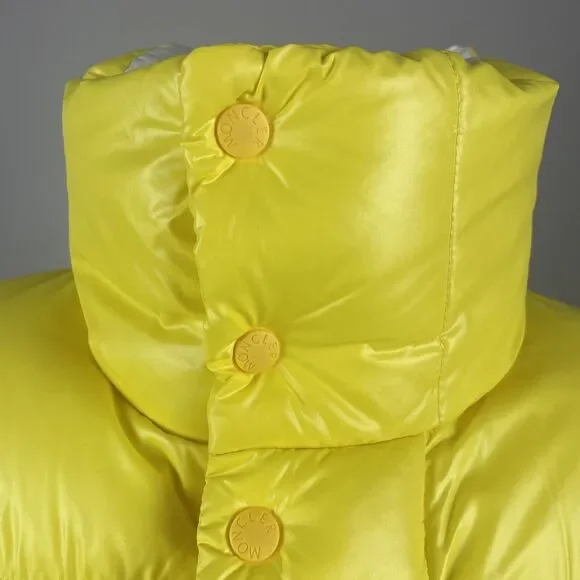 NWT MONCLER GENIUS X 2 MONCLER 1952 Dervox Jacket Yellow Men Size 4 (XL) - Picture 4 of 14